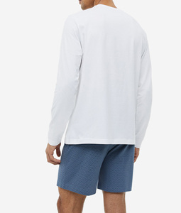 Factory Customization <b>Knitted</b> Solid Color Summer Clothing <b>Sets</b> Casual Round Neck Short Sleeve T shirt Shorts Men's <b>Set</b> - Product Image 2