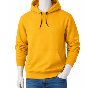 เสื้อฮู้ดผ้าฟลีซคอตตอน 100% สีพื้น แขนยาว ปรับเชือกผูกได้ ทรงลำลอง ใส่สบาย เหมาะสำหรับฤดูหนาว - Product Image 1