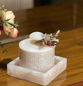 ผู้ผลิตโถเรซิ่นตกแต่งทำมือ สำหรับห้องครัว ห้องน้ำ ใส่ชา กาแฟ ขนม ภาชนะเก็บของ คุณภาพส่งออก - Product Image 4