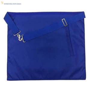 Custom Embroidered Masonic Regalia Apron <b>Sew</b>-On Safety <b>Pin</b> Lambskin Material High Quality Stitching Comfortable Wear Refined - Product Image 2