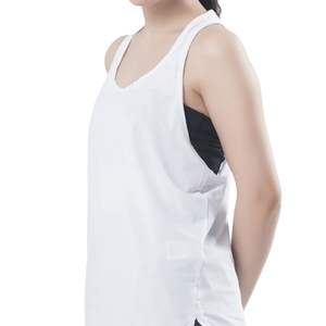 Camiseta Deportiva Personalizada para Mujer, Sin Mangas, para Gimnasio, Entrenamiento, Yoga, Ropa Deportiva Activa, Fabricante OEM ODM - Product Image 5