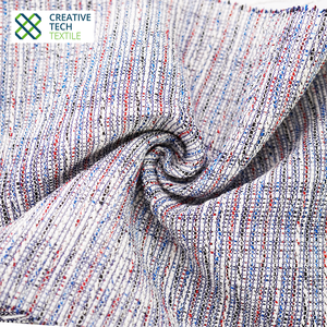 RCO-2B1766 Tejido de Tweed de Moda Hecho con PET/AC/T/C/R=8/52/17/20/3 Y/D Reciclado de Conchas de Ostra, Mezcla de PET Reciclado de Conchas de Ostra Ecológico - Product Image 1
