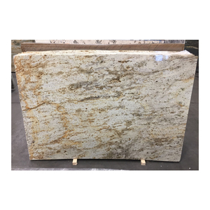 Dalles de granit Andromeda Gold polies naturellement pour comptoirs de cuisine, revêtements de sol, escaliers, murs et utilisations architecturales - Product Image 1