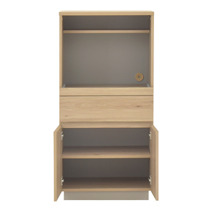 Mueble de Cocina Moderno de Madera RUR con 1 Cajón, 2 Estantes, Puerta de Panel Plano, Mueble de Almacenamiento para el Hogar, Diseño Minimalista - Product Image 5