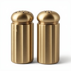 Juego de salero y pimentero de lujo con acabado artesanal, diseñado para hostelería premium y cenas en casa con una artesanía refinada. - Product Image 2