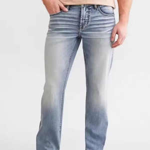 Jeans Personalizados para Hombre, Estilo Baggy Clásico Vintage, Jeans de Mezclilla de Alta Calidad, Transpirables, Estilo Vaquero Occidental - Product Image 4