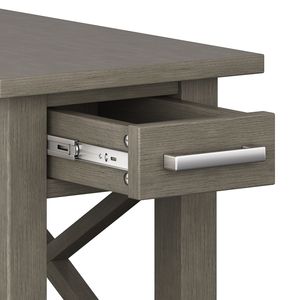 Kitchener Farmhouse Grey Narrow <b>Side</b> Table Elegant Nightstand - Product Image 3