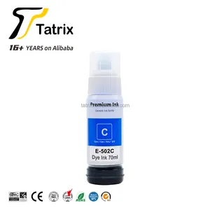 TatrixT502プレミアム互換カラー水性ボトル詰め替えバルクインク502T502 T5021 T5022 T5023 T5024 for Epson ET-2750