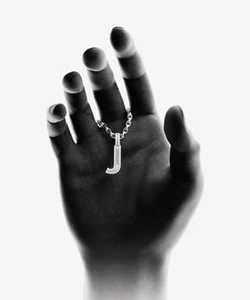 Sterling Silver J <b>Letter</b> Moissanite Engagement Pendant With Adjustable Chain Fine Pendant For Women Available At Best Price - Product Image 4