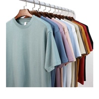 Nouvelle Arrivée T-shirts Homme Col Rond en Coton Tricoté Lourd 100% Coton de Haute Qualité Personnalisables Respirants Grandes Tailles Vierge à l'Avant