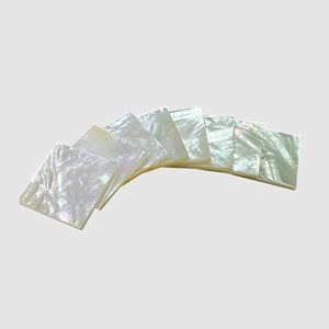 Lámina Decorativa de Nácar Blanco, Material de Chapa Natural para Joyería, Incrustaciones en Muebles y Productos de Artesanía en Madera - Product Image 1