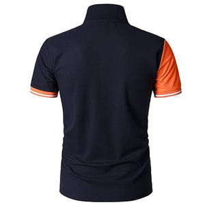 "<b>Canvas</b> Men's Solid <b>Round</b> Neck Short Sleeve Designer T-Shirts with Custom Logo Printing-Wholesale" - Product Image 3
