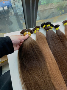 Extensiones de Cabello Virgen Vietnamita a Granel, Blanqueadas, Naturales, Lisas, con Puntas Gruesas/Completas - Product Image 3