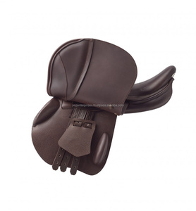 Selle de dressage en cuir de qualité supérieure Plusieurs couleurs et tailles disponibles-Taille du siège 14 "-18" - Product Image 6