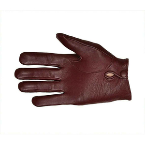 Gants de conduite unisexes en cuir à doigts entiers avec poignets élastiques – Gants de conduite élégants en cuir pour femmes, doux au toucher - Product Image 2