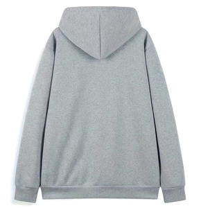 Customizable <b>Men's</b> 100% Cotton Fleece Oversized Hoodie Personalized Photo/Text Front Back Design Eco-Friendly Sweatshirt - Product Image 3