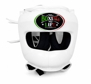 No Boxing No Life - Conjunto de Boxeo Blanco Estilo Mexicano, Hecho de Cuero Vacuno Genuino, Conjunto de Entrenamiento de Combate de Alta Calidad - Product Image 3