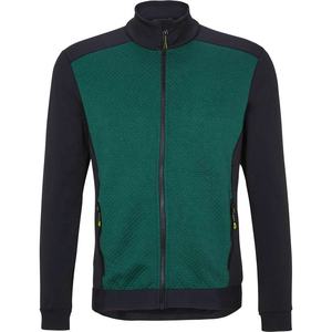 Veste Sherpa d'hiver pour homme avec tissu polaire doux et respirant en toile mélangée doublure en maille polyester poche poitrine zippée - Product Image 1