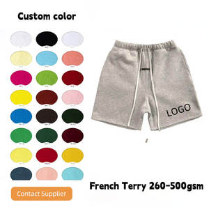 Pantalones Cortos Personalizados de Felpa 100% Algodón con Cordón en la Cintura, Fabricante OEM ODM, Tela Suave Premium, Producción al por Mayor con Marca Privada - Product Image 4