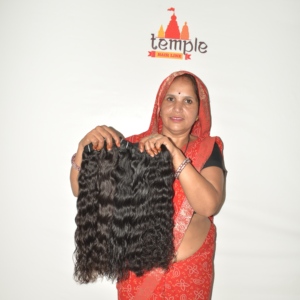 Cheveux humains indiens Remy en gros pour extensions, double trame machine, coupe droite, double tirage, à bandes/à clips/à tisser - Product Image 6