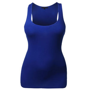 Débardeur d'été pour femme de haute qualité, personnalisable, en polyester et coton, respirant, séchage rapide, vêtements de sport personnalisés pour femme - Product Image 6