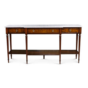 โต๊ะคอนโซลไม้เนื้อแข็งทำมือแบบดั้งเดิม พร้อมที่เก็บของ สำหรับใช้ในห้องนั่งเล่น อพาร์ตเมนต์ และโรงแรม - Product Image 1