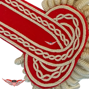 Accesorio de Ropa para Hombro KEW de Lujo, Ecológico, Vintage, Personalizado, con Tela Bordada, Flecos, Hilo de Bullion y Hilo Mylar - Product Image 3