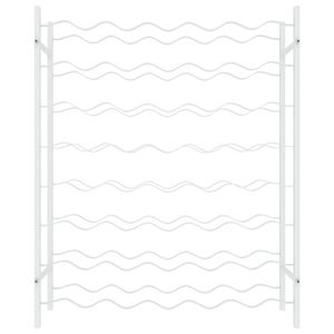 Botellero de metal blanco para 48 botellas - Product Image 4