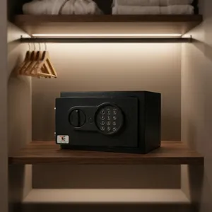 Mini Electronic Digital <b>Lock</b> Steel Fireproof Deposit <b>Box</b> for Home and Car with 170x230x170mm Dimensions - Product Image 4