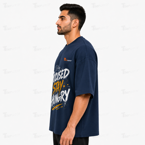 Camisetas de Manga Corta para Hombre, Estilo Vintage, Lavadas, Oversize, Ecológicas, Transpirables, de Algodón Jersey 220g, Cuello Redondo, Corte Holgado, en Oferta - Product Image 3