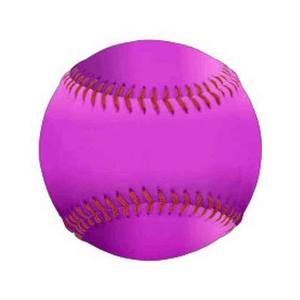 WARPRO INDUSTRY Red Baseball with White Stitching Solid Pattern Durable Left-handed Training <b>Ball</b> 9 Inch Outdoor Sports - Product Image 2