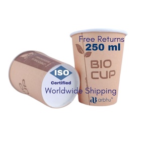 Gobelets écologiques biodégradables, vaisselle jetable, matériau naturel, vaisselle compostable, articles ménagers durables, exportations - Product Image 1