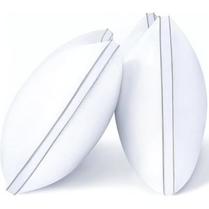 Set di 2 Cuscini da Letto Viewstar Queen Size di Qualità Alberghiera, Alternativi con Soffietto per Chi Dorme su un Fianco, sulla Schiena e sulla Pancia - Product Image 1