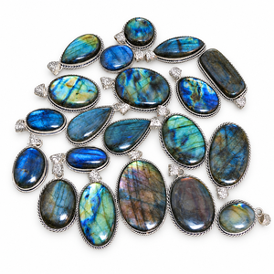 Colgantes de Piedras Preciosas Naturales al por Mayor con Cadena, Joyería de Cristal Cabujón, Dijes de Formas Mixtas para Fabricación de Collares, Proveedor y Fabricante - Product Image 4