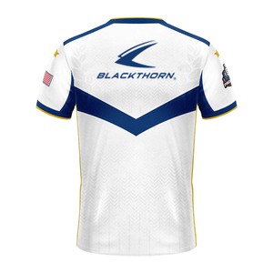 Camiseta de Fútbol con Cuello en V, Sublimación Completa, Manga Corta, Absorbe la Humedad, Elástica en Cuatro Direcciones, Transpirable, Ecológica, Ajuste Atlético - Product Image 2