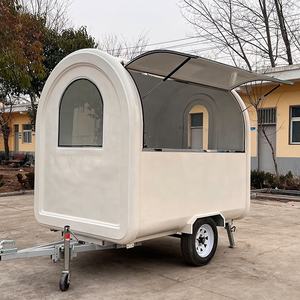 Popular diseño de moda de la calle Mini móvil de café Van Cart Food Vending Trailer - Product Image 4