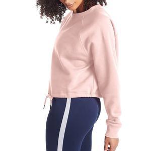 2024 High Quality Sweatshirts Custom Logo Cotton <b>Fleece</b> Heavy Weight Pullover Sweatshirt Lounge <b>Sweater</b> for Women - Product Image 4