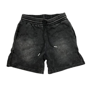 Graphique lavé grande taille Dtg impression en vrac Designer été Streetwear coton Sweat garçons français éponge lavage à l'acide personnalisé Shorts pour hommes - Product Image 1