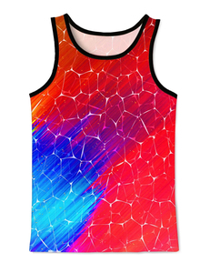 Camiseta sin Mangas Deportiva Informal con Cuello Redondo de Poliéster/Algodón Transpirable para Hombre y Mujer - Product Image 2