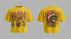 T-shirt Hip Hop d'été style streetwear, coupe oversize, qualité supérieure, logo imprimé en relief, ourlet brut vintage, 100% coton respirant, vente en gros - Product Image 6