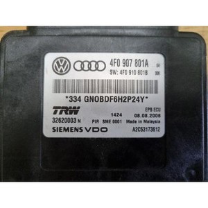 โมดูลควบคุมเบรกไฟฟ้า A6 4F ปี 2004-2008 มือสอง ของแท้ OEM รุ่น 4F0907801A - Product Image 2