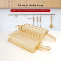 Plat de cuisson PPSU haute température résistant, pour buffet commercial, KFC, transparent, compatible micro-ondes, récipient spécial pour aliments chauds
