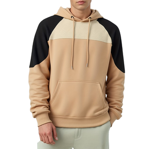 Sweat à capuche pour homme de haute qualité, 100% coton polyester, respirant, prix de gros, personnalisable, poches avant - Product Image 1