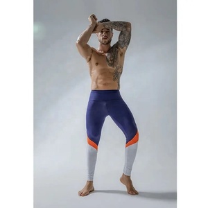 Mallas de entrenamiento de gimnasio para hombre superventas OEM mallas elásticas altas personalizadas para hombre - Product Image 6