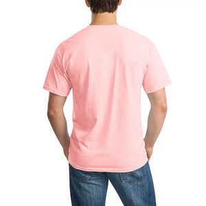 T-shirts pour hommes de qualité supérieure 100% coton, col en V, design tendance, coupe ajustée, t-shirts unis, hauts pour hommes, t-shirt à manches courtes pour hommes - Product Image 2