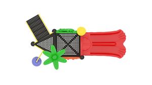 Little Fingers MPS 03d Multi Play Station, de Plástico y Metal para Exteriores, para Edades de 2 a 4 y de 5 a 7 Años - Product Image 2