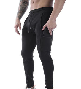 Custom Men's Lightweight Tech <b>Cargo</b> Joggers 4 Way <b>Stretch</b> Breathable Performance Training Pants Athletic Utility Pocket - Product Image 2