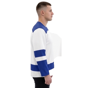 Maillot de hockey sur glace de qualité supérieure, tissu performant et durable, avec couleurs, numéros et détails du joueur personnalisables pour les clubs, les équipes et les sports - Product Image 6