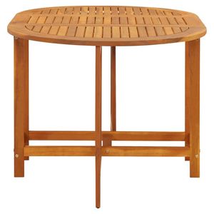 Tavolo da giardino in legno massello di Acacia 51.1 \ "x35.4 \" x28.3 \ "mobili da esterno - Product Image 3