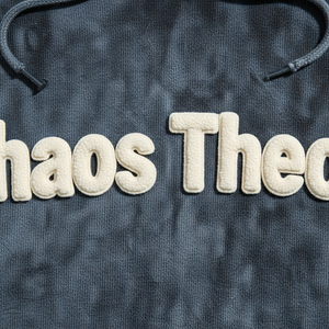 Chaos Theory Solid Hooded Sweatshirt <b>Men's</b> Regular Fit Cotton French Terry Casual Winter <b>Pullover</b> Front Logo Pocket Breathable - Product Image 2